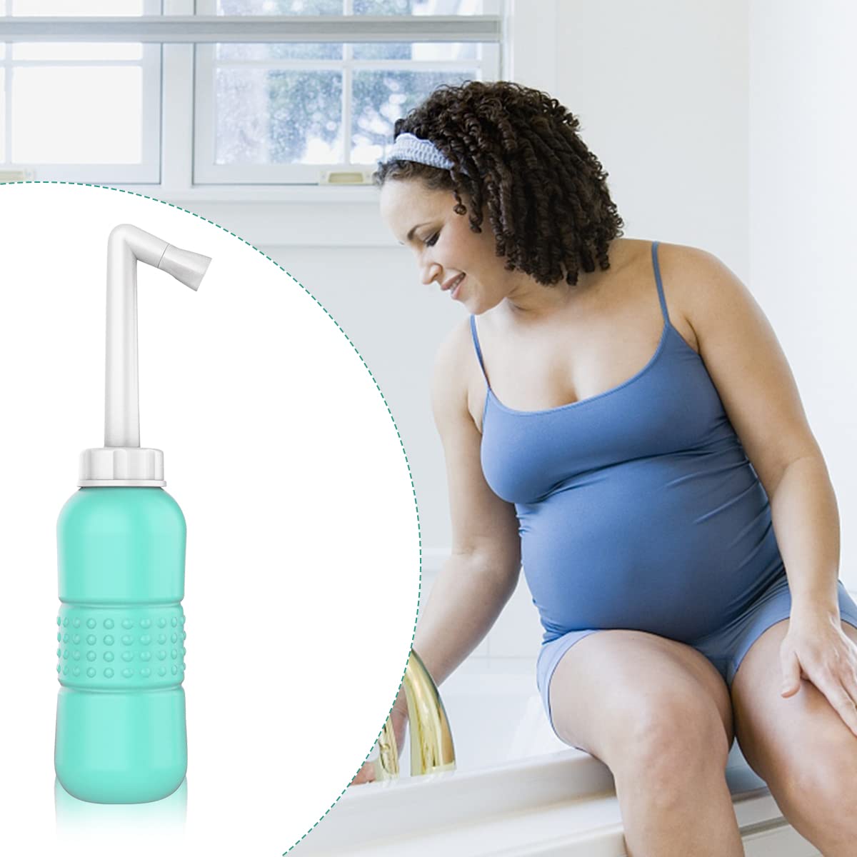 HANNEA Portable Bidet, Intimate Wash for Women,Personal Bidet,Portable Bidet for Toilet,Travel Bidet,Handheld Bidet,Portable Bidet Sprayer (Green) HANNEA Portable Bidet, Intimate Wash for Women,Personal Bidet,Portable Bidet for Toilet,Travel Bidet,Handheld Bidet,Portable Bidet Sprayer (Green)